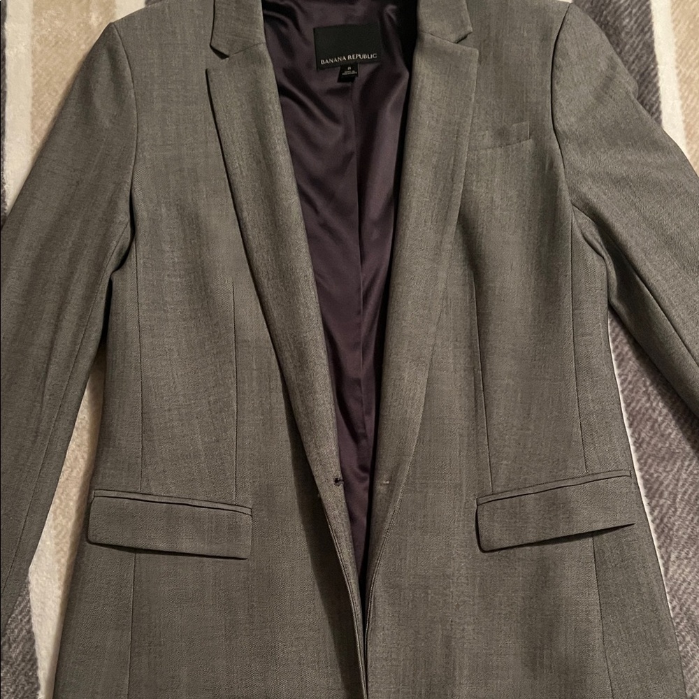 Banana Republic Gray Women's Blazer